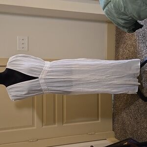 Kona Sol white crepe coverup